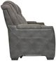 Signature Design by Ashley® Next-Gen DuraPella Two-tone Slate Power Reclining Sofa-2