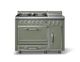 Viking® Tuscany 48" Eucalyptus Pro Style Dual Fuel Range with 2 Induction-0