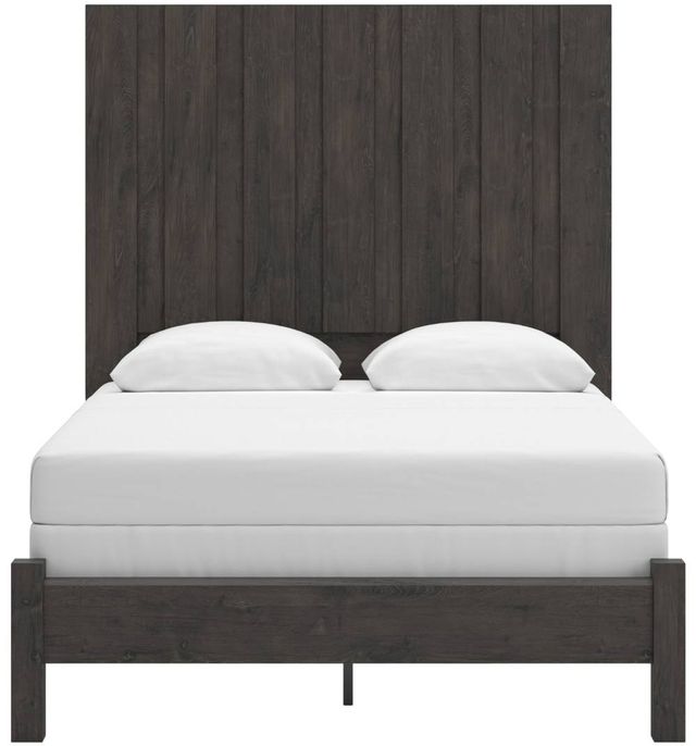 Signature Design by Ashley® Parlayon Charcoal Queen Panel Bed-1