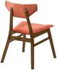 Armen Living Amaris Poppy/Walnut Dining Chair-4