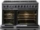 Viking® 7 Series 48" Cast Black Pro Style Dual Fuel Range-1