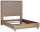 Michael Amini® Hudson Ferry Driftwood/Slate Gray California King Upholstered Panel Bed-1