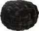 Moe's Home Collection PJ Black Velvet Pouf-0