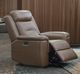 New Classic® Home Furnishings Keldon Brown Leather Power Glider Recliner with Power Footrest-1