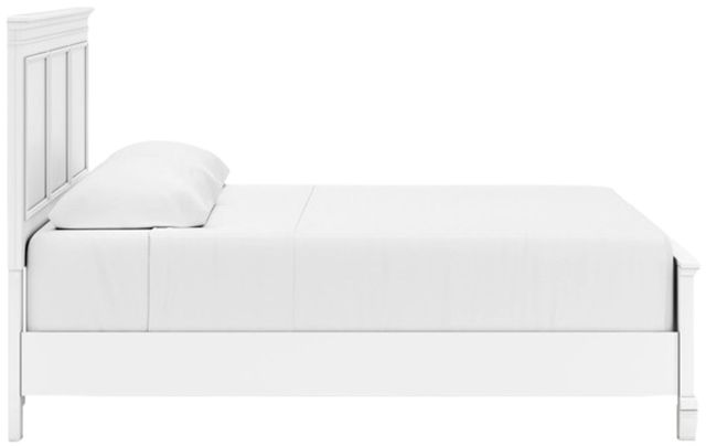 Signature Design by Ashley® Fortman White King Panel Bed-2
