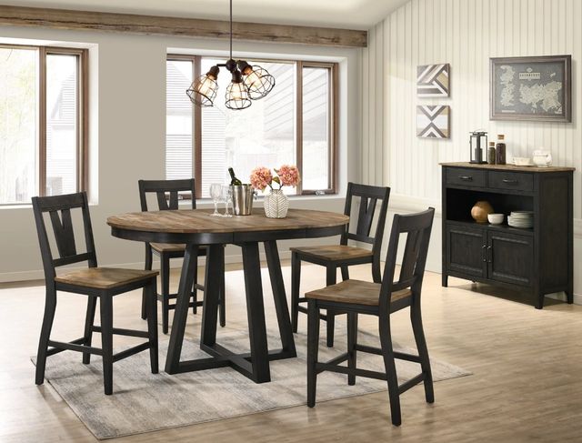 Intercon Harper Brushed Brown/Pecan Bar Stool-1