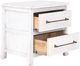 International Furniture Direct White Roots White Nightstand-3