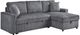Mazin Furniture Brecker Dark Grey 2-Piece Sectional Sleeper with Storage Chaise-1