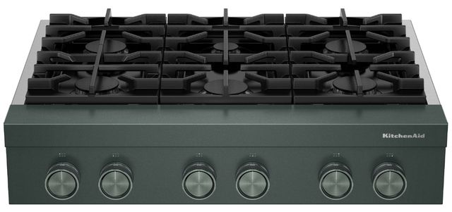 KitchenAid® 36” Juniper Commercial-Style Gas Rangetop with 6 Burners-0