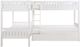 Homelegance® Galen White Corner Bunk Bed with Youth Twin Trundle-2