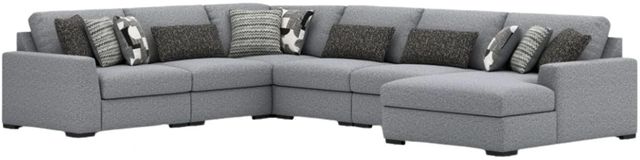 Benchcraft® Bealton 6-Piece Pepper/Salt Right-Arm Facing Sectional and Chaise-0