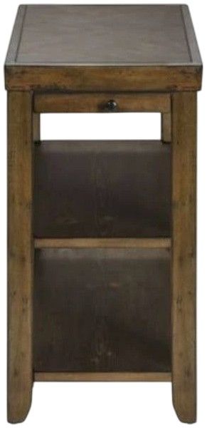 Liberty Furniture Mitchell Nutmeg Chairside Table-2