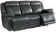 Bassett® Furniture Club Level Evo Graphite Leather Power Reclining Sofa-1
