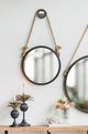 A & B Home Black Hanging Mirror-2