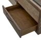 Bernards Trilogy Glass Top Cocktail Table with Cocoa Base-3