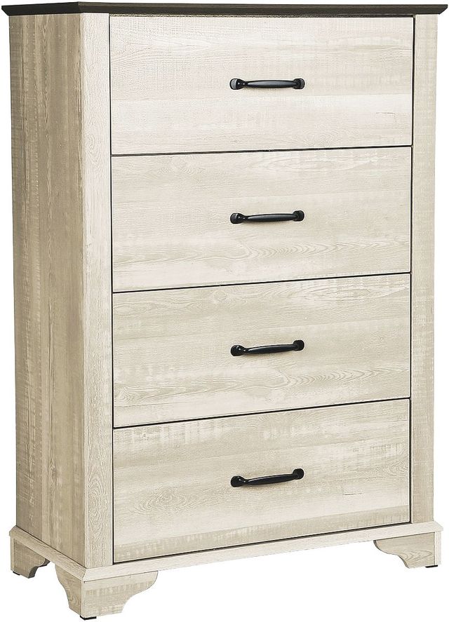 Monarch Specialties Inc. Bleached Oak/Rustic Oak Chest-0