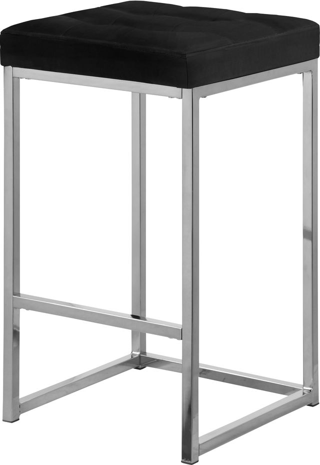 Meridian Furniture Nicola Black Velvet Counter Stool-0