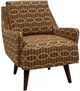 Jonathan Louis Popper Orange Swivel Chair-0