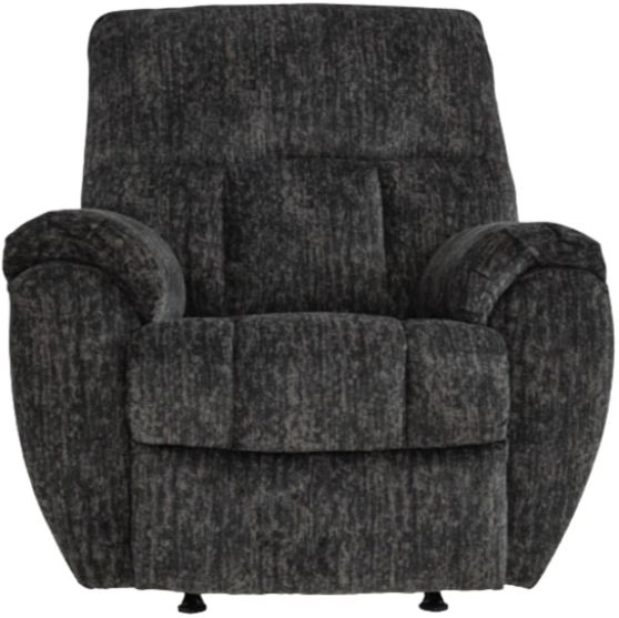 Signature Design by Ashley® Stayfish Gunmetal Manual Rocker Recliner-1