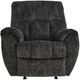 Signature Design by Ashley® Stayfish Gunmetal Manual Rocker Recliner-1