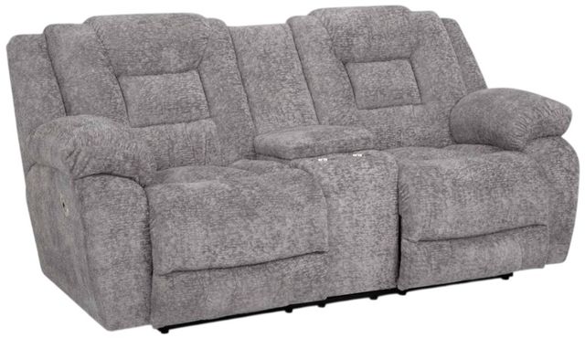 Franklin™ Hayworth Pilot Ash Manual Reclining Console Loveseat-0