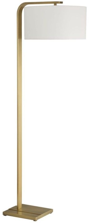 Uttermost® Laight Antique Brass Floor Lamp-0