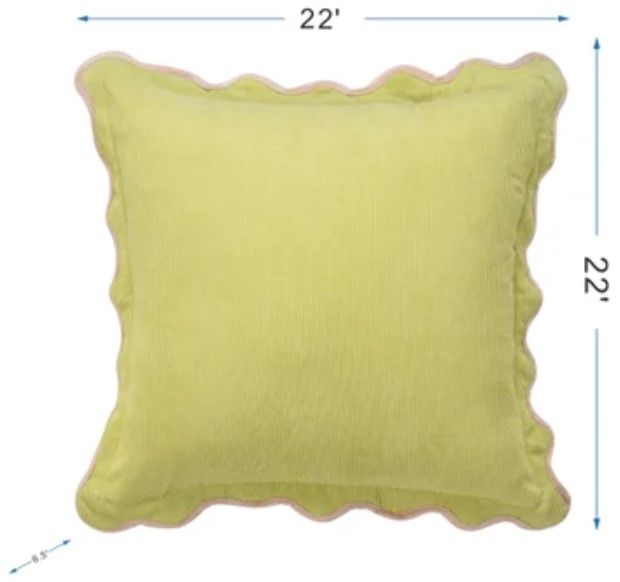 Stylecraft Tamara Day Yellow 22" Designer Pillow-2