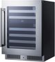 Summit® 24" Stainless Steel Built-In Wine Cooler-1