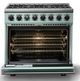Viking® 7 Series 36" Splash Pro Style Dual Fuel Range-1