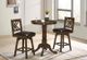 ECI Furniture Distressed Walnut Round Pub Table-0