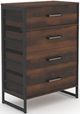 Sauder® Briarbrook® Barrel Oak® 4-Drawer Dresser-0