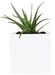CabanaCoast® Customizable York Aluminum 20" Medium Outdoor Square Planter-1
