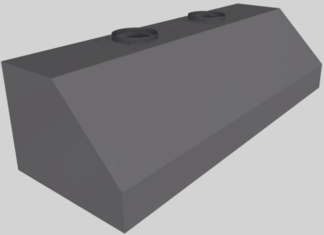 Vent-A-Hood® 66" Gunsmoke Wall Mounted Range Hood-1