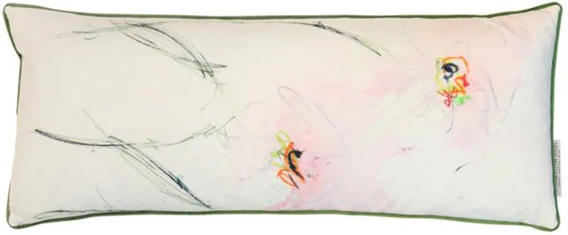 Stylecraft Green/White 36" Designer Pillow-0