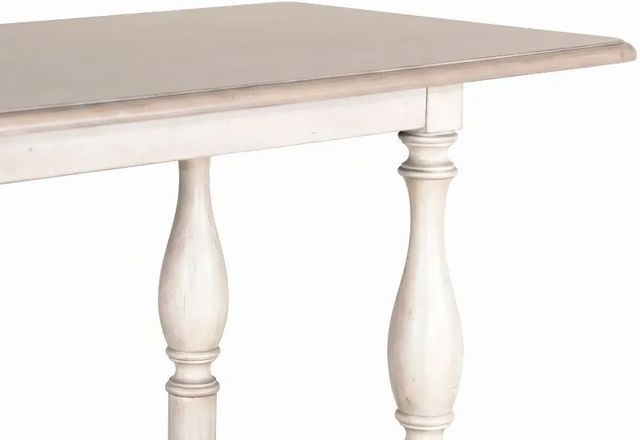 Sunny Designs™ Westwood Village Taupe Gray Counter Table with Antique White Frame-4
