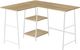 Monarch Specialties Inc. Natural L-Shaped Desk-0