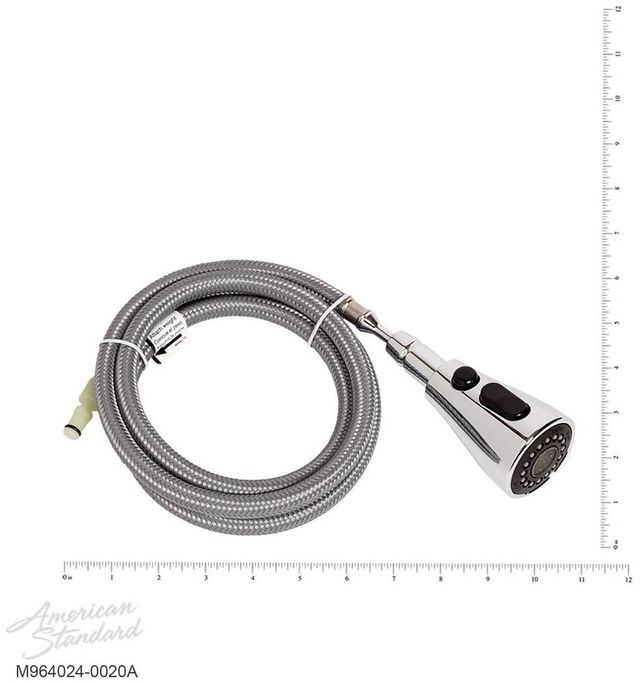 American Standard Polished Chrome Side Spray Assembly & Hose-1