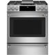 Café™ 30" Stainless Steel Slide-In Dual Fuel Range-1