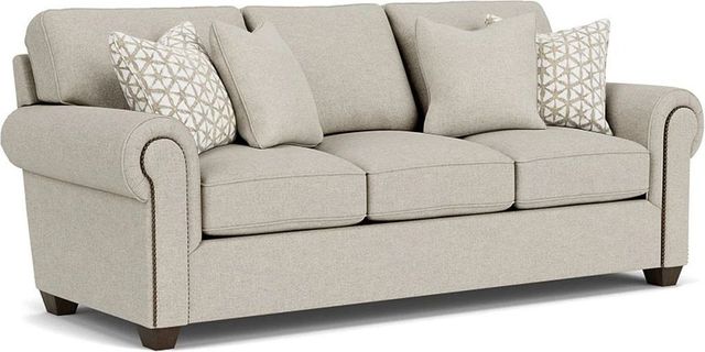Flexsteel® Carson Silver Driftwood Sofa-0