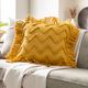 Surya Hylia Mustard 20"x20" Toss Pillow with Polyester Insert-4