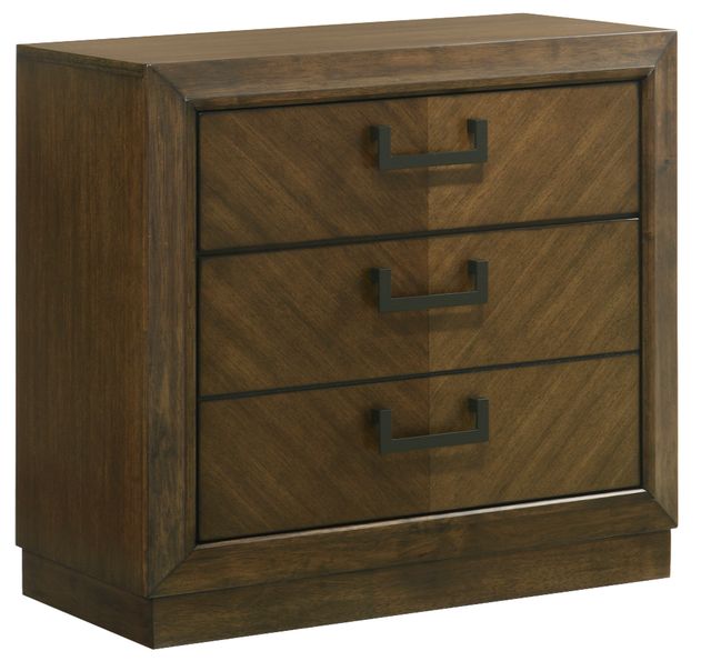 Crown Mark Lakecrest Brown Nightstand-0