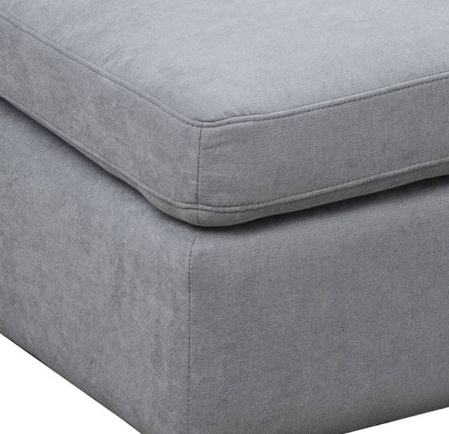 Mazin Furniture Evelyn Neutral Light Gray Ottoman-0