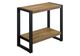 Monarch Specialties Inc. Mango Wood-Look Accent Table with Black Metal Frame-0