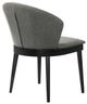 Armen Living Juno 2-Piece Charcoal Dining Side Chairs-2