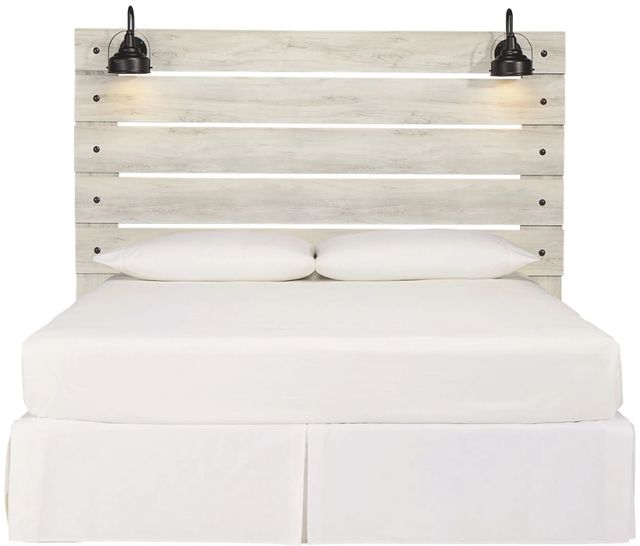 Signature Design by Ashley® Cambeck Whitewash King Panel Headboard-3