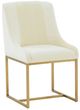 TOV Furniture Lisa by Inspire Me! Home Decor Cream/Gold Dining Chair-0
