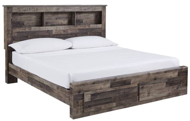 Benchcraft® Derekson 6-Piece Multi Gray Queen Panel Bed Set-1