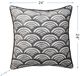 Stylecraft Norman Wyatt Home Black/White 24" Designer Pillow-2