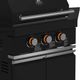 FORNO® Alta Qualita 5 Burner 176" Black Outdoor Kitchen Kit-4