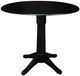 John Thomas Furniture® Dining Essentials Black 42" Round Table-0